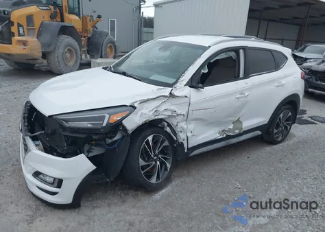 2021 Hyundai Tucson Sport z USA, uszkodzony, nr VIN KM8J33AL2MU328231